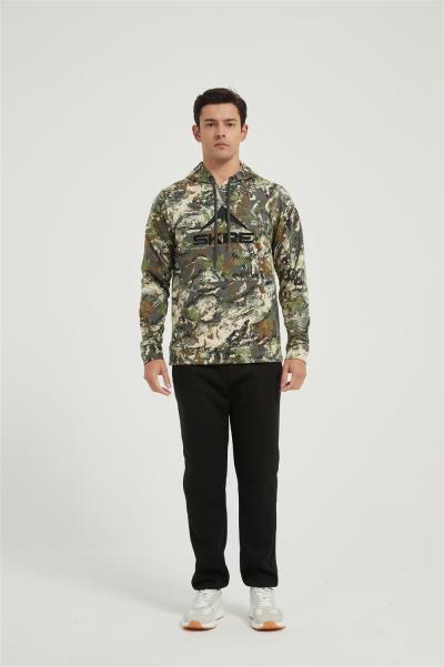 OEM Men's Camo Outfitter Hoodie | Men's Embroidered Pullover Sweatshirt