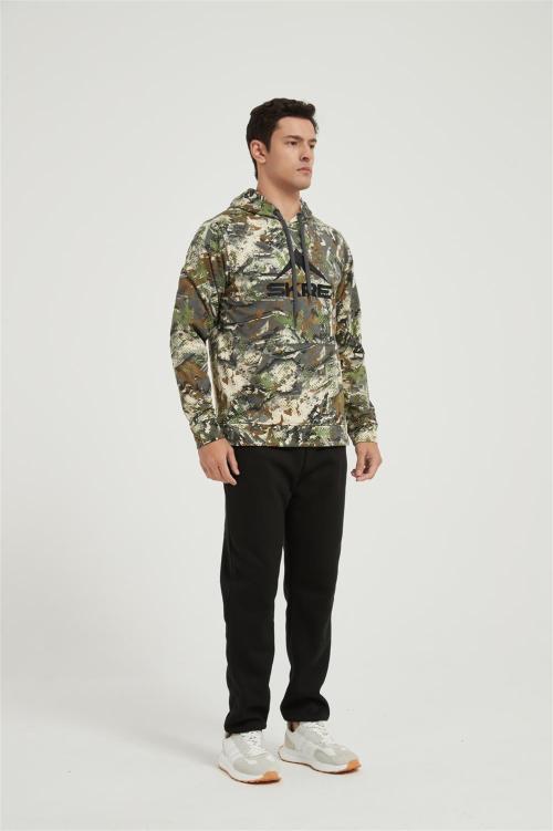 OEM Men's Camo Outfitter Hoodie | Men's Embroidered Pullover Sweatshirt