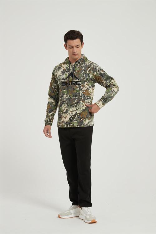 OEM Men's Camo Outfitter Hoodie | Men's Embroidered Pullover Sweatshirt