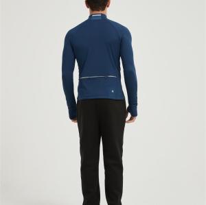 Supplier Men's Long Sleeve Sun Shirts | 1/4 Zip Up Fishing Running Rash Guard T-Shirts Outdoor Shirt