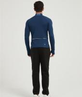 Supplier Men's Long Sleeve Sun Shirts | 1/4 Zip Up Fishing Running Rash Guard T-Shirts Outdoor Shirt