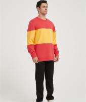 OEM Men's Fleece Crewneck Sweatshirt | Thick Loose fit Soft Pullove Contrast color