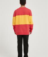 OEM Men's Fleece Crewneck Sweatshirt | Thick Loose fit Soft Pullove Contrast color
