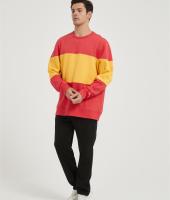 OEM Men's Fleece Crewneck Sweatshirt | Thick Loose fit Soft Pullove Contrast color