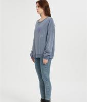 Supplier Women's Fleece Crewneck Sweatshirt  | Thick Loose fit Soft Printed Pullover