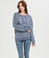 Supplier Women's Fleece Crewneck Sweatshirt  | Thick Loose fit Soft Printed Pullover