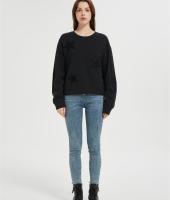 OEM Women's Towel-patterned five-pointed star Sweatshirt | Soft Women's sweatshirts From China