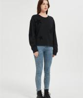 OEM Women's Towel-patterned five-pointed star Sweatshirt | Soft Women's sweatshirts From China