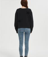 OEM Women's Towel-patterned five-pointed star Sweatshirt | Soft Women's sweatshirts From China