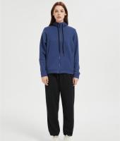 OEM Women's Zip Up Sweater Jacket | Knitted Jacket with Zipper Solid-color hoodie From China
