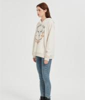 Supplier Womens Oversized Hoodies Fleece Sweatshirts | Custom Fall Winter Clothes printed hoodie