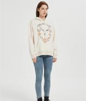 Supplier Womens Oversized Hoodies Fleece Sweatshirts | Custom Fall Winter Clothes printed hoodie