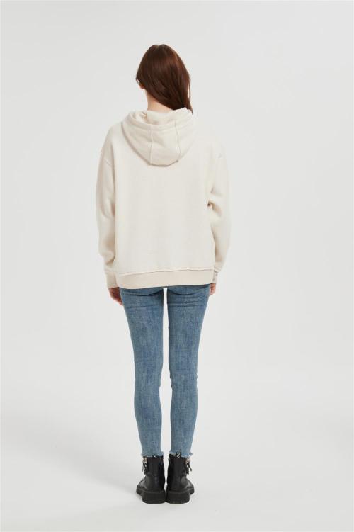 Supplier Womens Oversized Hoodies Fleece Sweatshirts | Custom Fall Winter Clothes printed hoodie