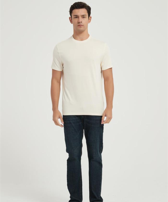 Supplier Men's T Shirts | Custom Short Sleeve Dry Fit Soft Athletic Tshirt