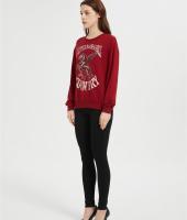OEM Women's Fleece Crewneck Sweatshirt | Printed Basic Pullover for women From China