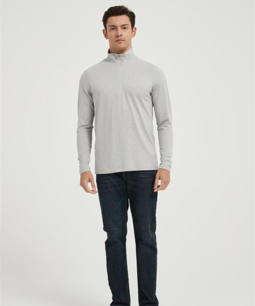 Supplier Men's 1/4 Zip Fashion Pullover Hoodies | Athletic Workout Sweatshirts Casual Long Sleeve