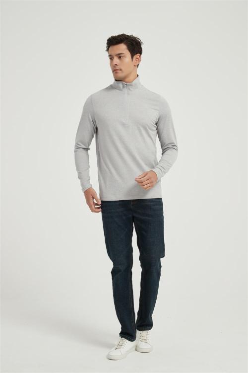 Supplier Men's 1/4 Zip Fashion Pullover Hoodies | Athletic Workout Sweatshirts Casual Long Sleeve