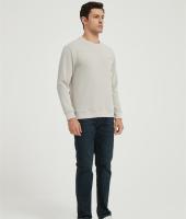 OEM Men's Waffle Outdoor Sports Crewneck Shirts Slim Fit Long Sleeve Casual Mesh T-Shirt From China