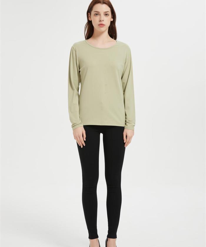 Supplier Women's Long Sleeve Shirts  | Loose Fit Fall Tops Casual Clothes