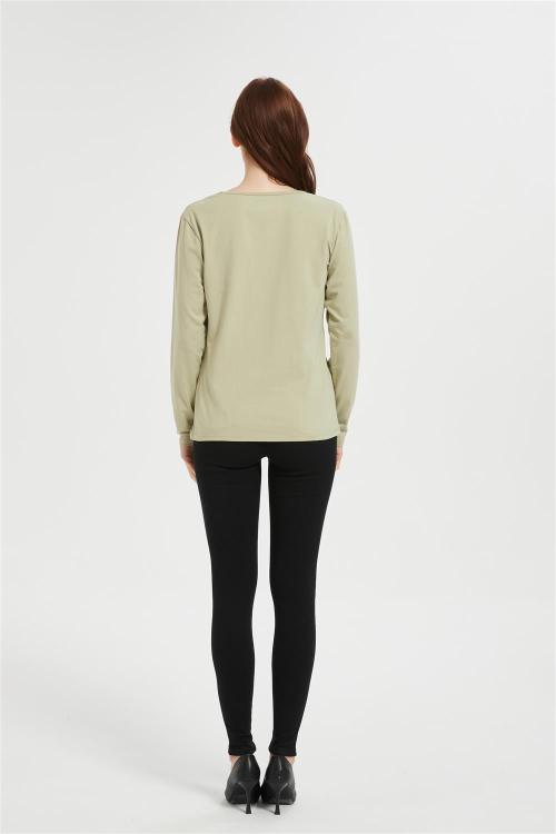 Supplier Women's Long Sleeve Shirts  | Loose Fit Fall Tops Casual Clothes
