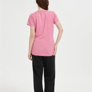 Custom Women's Short Sleeve Moisture Wicking Athletic Gym T-Shirts | Workout Shirts Dry-Fit Tops