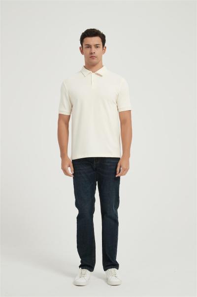 OEM Men's Classic Polo Shirt | Custom Two-Button Closure Pique Polo Shirt