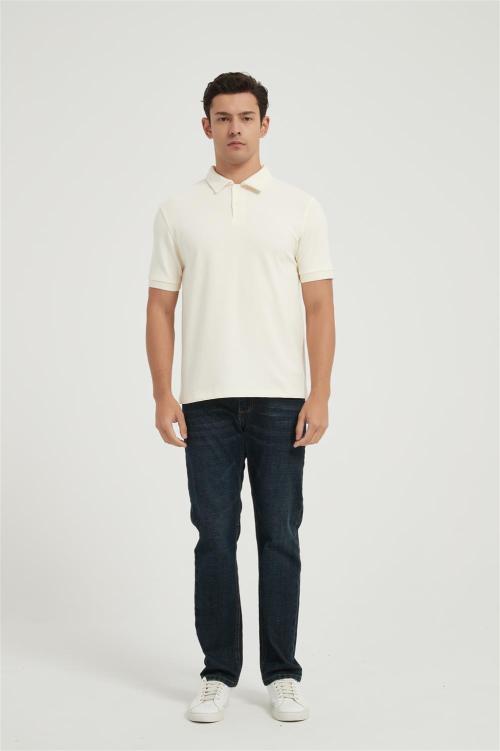 OEM Men's Classic Polo Shirt | Custom Two-Button Closure Pique Polo Shirt