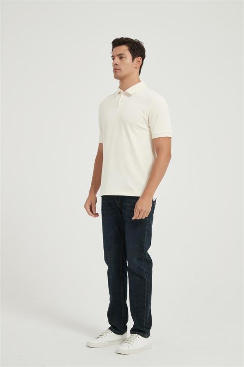 OEM Men's Classic Polo Shirt | Custom Two-Button Closure Pique Polo Shirt