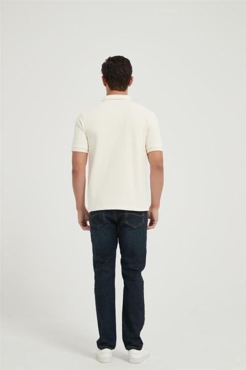 OEM Men's Classic Polo Shirt | Custom Two-Button Closure Pique Polo Shirt