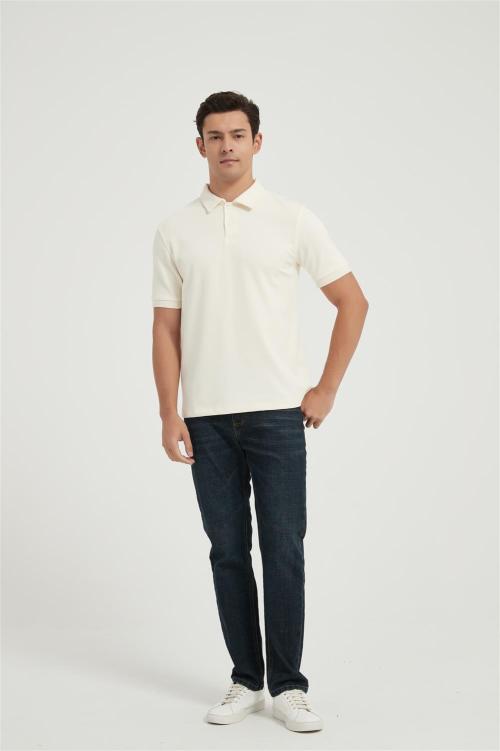 OEM Men's Classic Polo Shirt | Custom Two-Button Closure Pique Polo Shirt