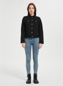 Custom Women's Jean Jackets | Fashion Oversized Button Down Denim Supplier