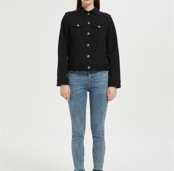 Custom Women's Jean Jackets | Fashion Oversized Button Down Denim Supplier