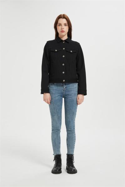 Custom Women's Jean Jackets | Fashion Oversized Button Down Denim Supplier