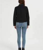 Custom Women's Jean Jackets | Fashion Oversized Button Down Denim Supplier