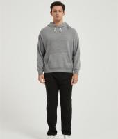 Custom Men's Fleece Pullover Hoodie | Long Sleeve Hooded Sweatshirt Pockets From Chinese Factory