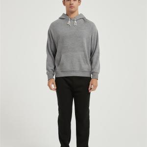 Custom Men's Fleece Pullover Hoodie | Long Sleeve Hooded Sweatshirt Pockets From Chinese Factory