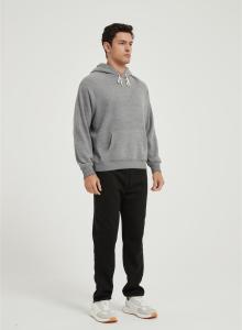 Custom Men's Fleece Pullover Hoodie | Long Sleeve Hooded Sweatshirt Pockets From Chinese Factory