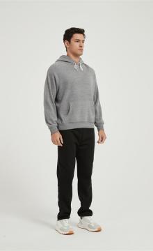 Custom Men's Fleece Pullover Hoodie | Long Sleeve Hooded Sweatshirt Pockets From Chinese Factory