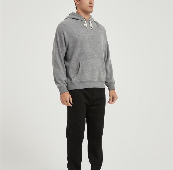Custom Men's Fleece Pullover Hoodie | Long Sleeve Hooded Sweatshirt Pockets From Chinese Factory