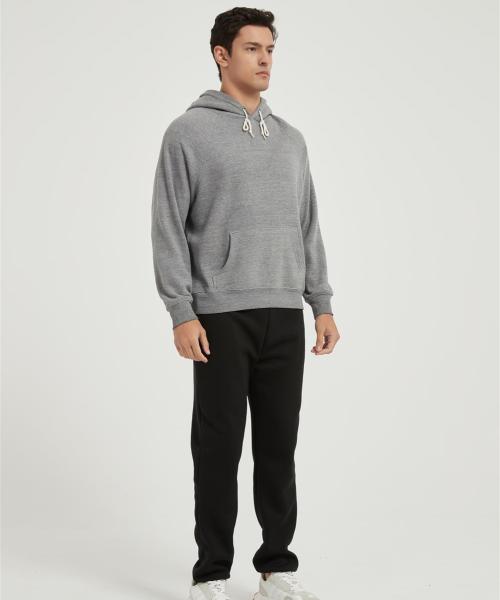 Custom Men's Fleece Pullover Hoodie | Long Sleeve Hooded Sweatshirt Pockets From Chinese Factory