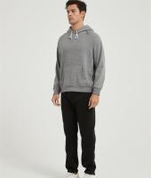 Custom Men's Fleece Pullover Hoodie | Long Sleeve Hooded Sweatshirt Pockets From Chinese Factory