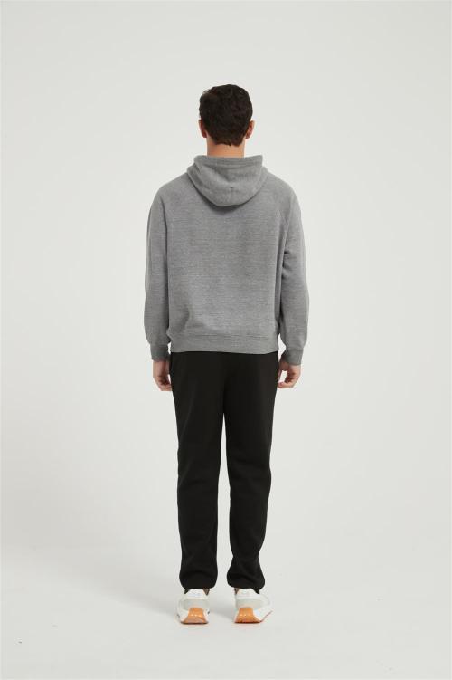 Custom Men's Fleece Pullover Hoodie | Long Sleeve Hooded Sweatshirt Pockets From Chinese Factory