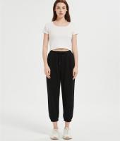 OEM Women's Winter Wool Sweatpants Casual Leggings Elastic Lace-Up Warm Pants