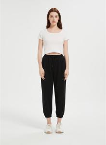 OEM Women's Winter Wool Sweatpants Casual Leggings Elastic Lace-Up Warm Pants