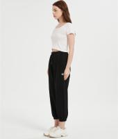 OEM Women's Winter Wool Sweatpants Casual Leggings Elastic Lace-Up Warm Pants