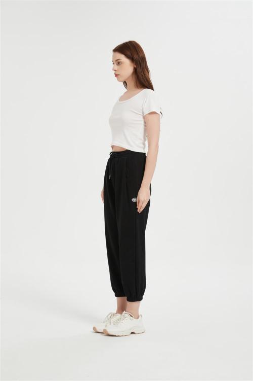 OEM Women's Winter Wool Sweatpants Casual Leggings Elastic Lace-Up Warm Pants