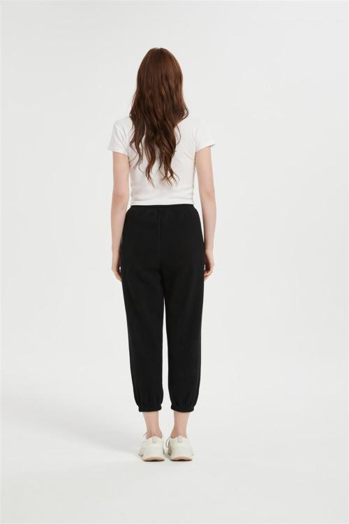OEM Women's Winter Wool Sweatpants Casual Leggings Elastic Lace-Up Warm Pants