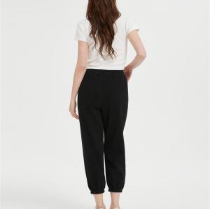 OEM Women's Winter Wool Sweatpants Casual Leggings Elastic Lace-Up Warm Pants