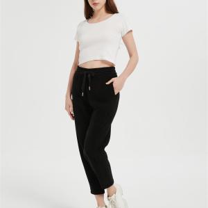 Custom Women's Velvet Corduroy pants | Corduroy Cargo Pocket Jogger Sweat Pant From China
