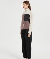 Custom Women Women's Polar Fleece Jacket | Block Fuzzy Sweatshirt From Chinese Factory